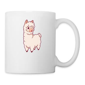 Kawaii Lama - Alpaca - Mug - white - Right