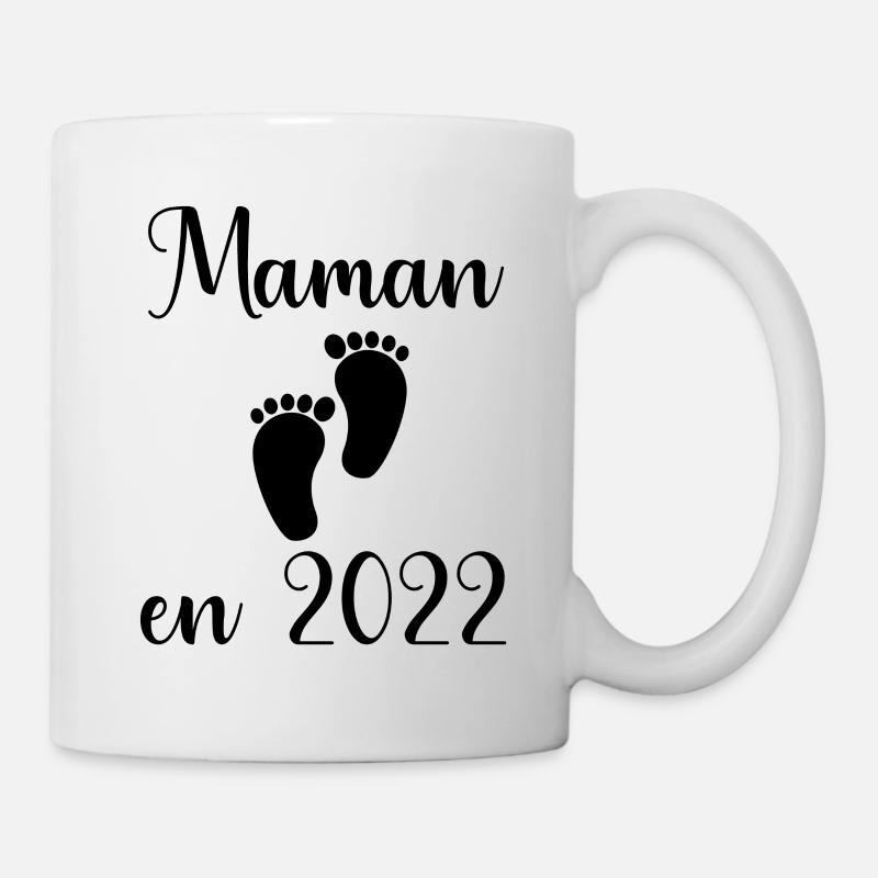 maman en 2022 - cadeau future maman - Mug blanc - blanc