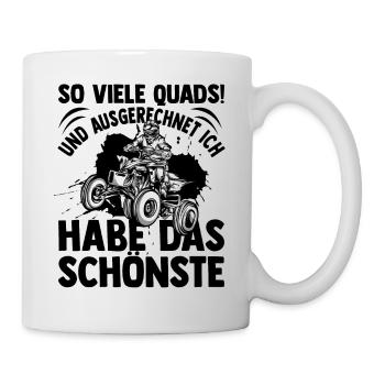 Quad - Tasse - Weiß - Rechts