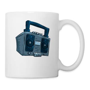 Radio Hip Hop - Tasse - Weiß - Rechts