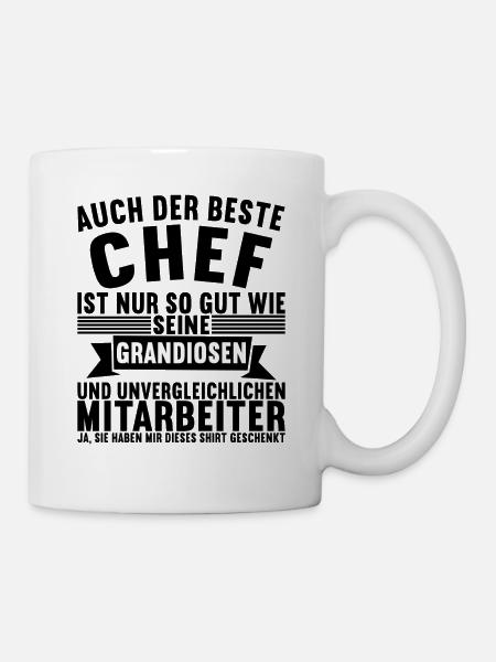 Chef Abteilungsleiter Geschenk - Tasse - Weiß