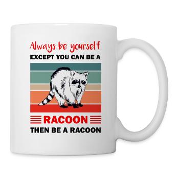Raton laveur Fan Raton Laveur Amateurs de ratons laveurs Cadeau - Mug blanc - blanc - Droite