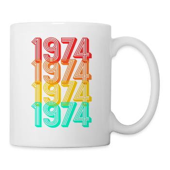 1974 born Born 1974 Gift Birthday - Mug - white - Right
