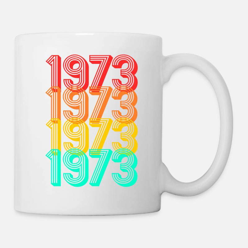 Born in 1973 Born 1973 Gift Birthday - Mug - white