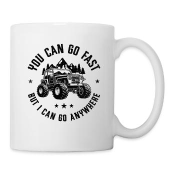 Monster Truck Off Road 4 x 4 Geländewagen - Mug blanc - blanc - Droite