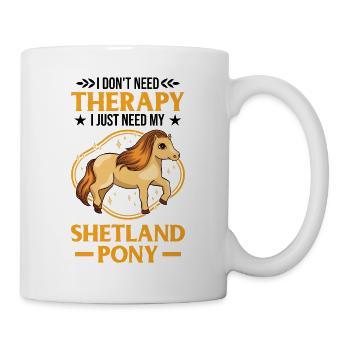 Shetty Poney Thérapie Shetty - Mug blanc - blanc - Droite