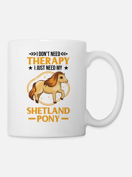 Shetty Poney Thérapie Shetty - Mug blanc - blanc