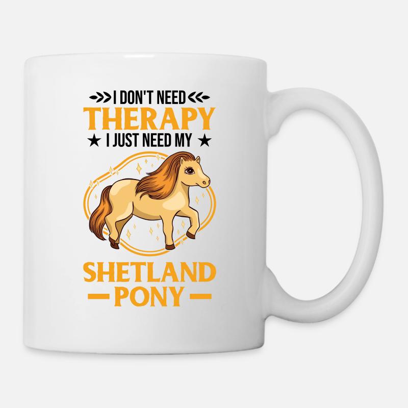 Shetty Poney Thérapie Shetty - Mug blanc - blanc