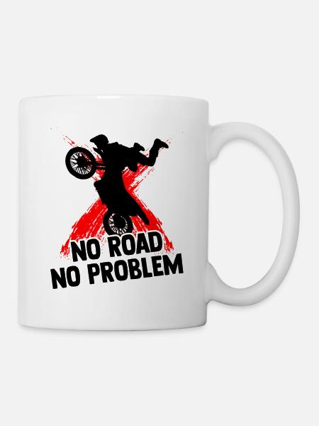 Motocross - Tasse - Weiß