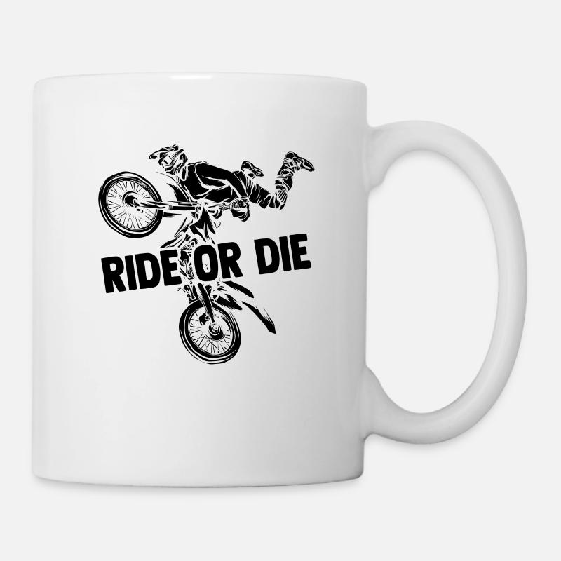 Motocross - Mug blanc - blanc
