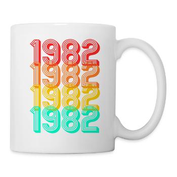 1982 born Born 1982 Gift Birthday - Mug - white - Right
