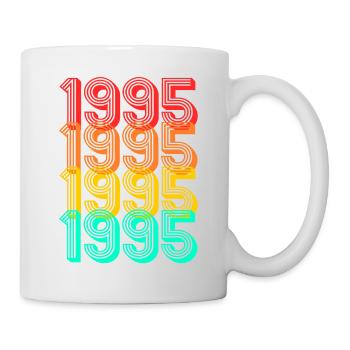1995 born Born 1995 Gift Birthday - Mug - white - Right