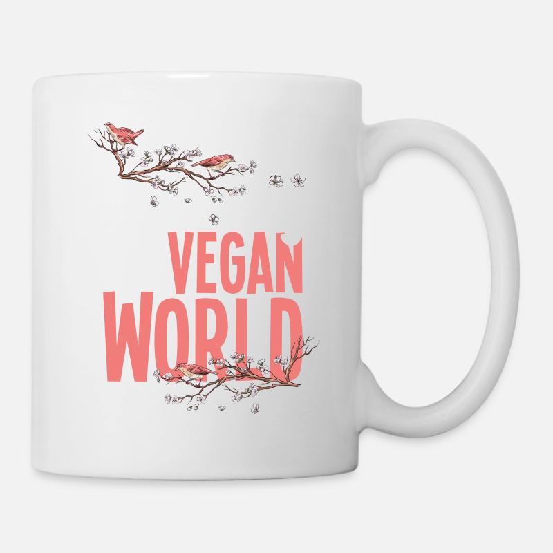 Rêver d’Un monde végétalien Vegan - Mug blanc - blanc