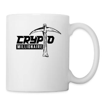 Crypto Millionaire Blockchain Crypto Bitcoin - Mug - white - Right