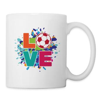 Football - Mug blanc - blanc - Droite