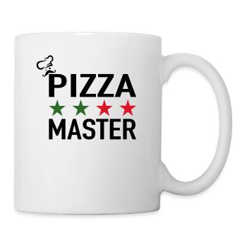 Pizza Master Pizza Chefkoch Italienische Pizza - Tasse - Weiß - Rechts