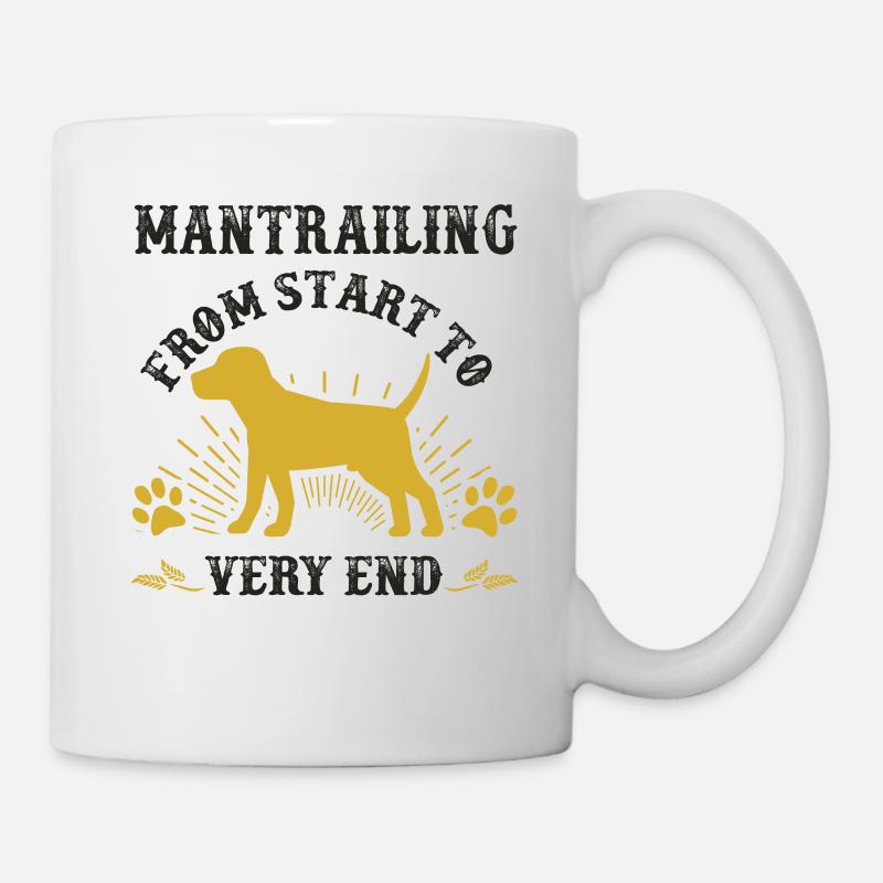 Mantrailer Mantrailing Chien de suivi Sport canin - Mug blanc - blanc