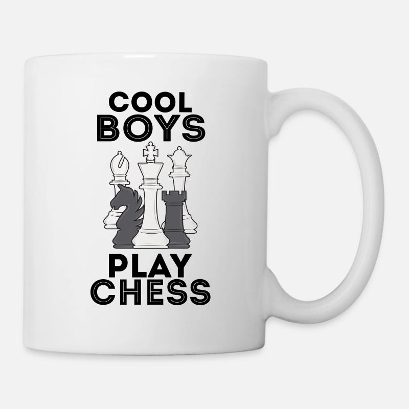 Schach - Tasse - Weiß