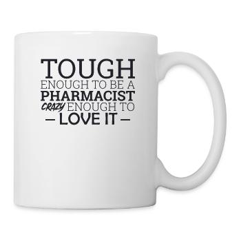 « Pharmacist Crazy | Pharmacie » - Mug blanc - blanc - Droite