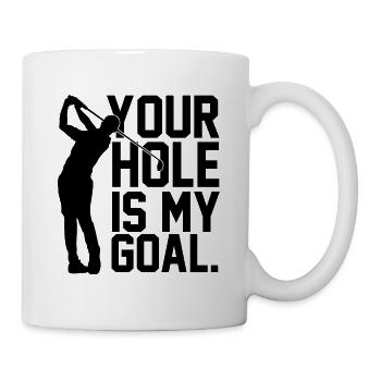 Golf golf sport cadeau golfeuse - Mug blanc - blanc - Droite