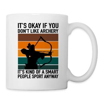 Archery Archery Arrow & Bow Archer - Mug - white - Right