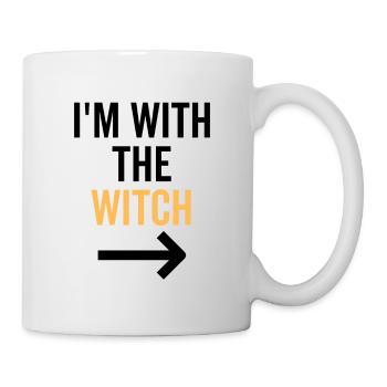 I'm With The Witch - Mug - white - Right