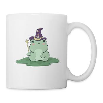 Cottagecore Aesthetic Kawaii Unicorn Frog Wizard - Tasse - Weiß - Rechts