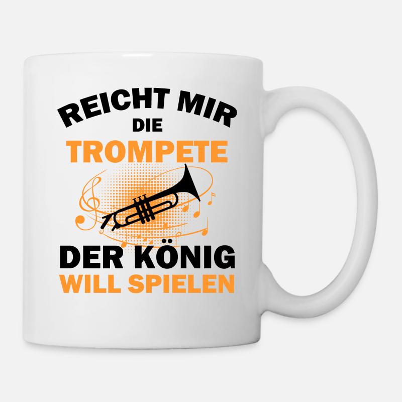 Trompete Trompeter - Tasse - Weiß