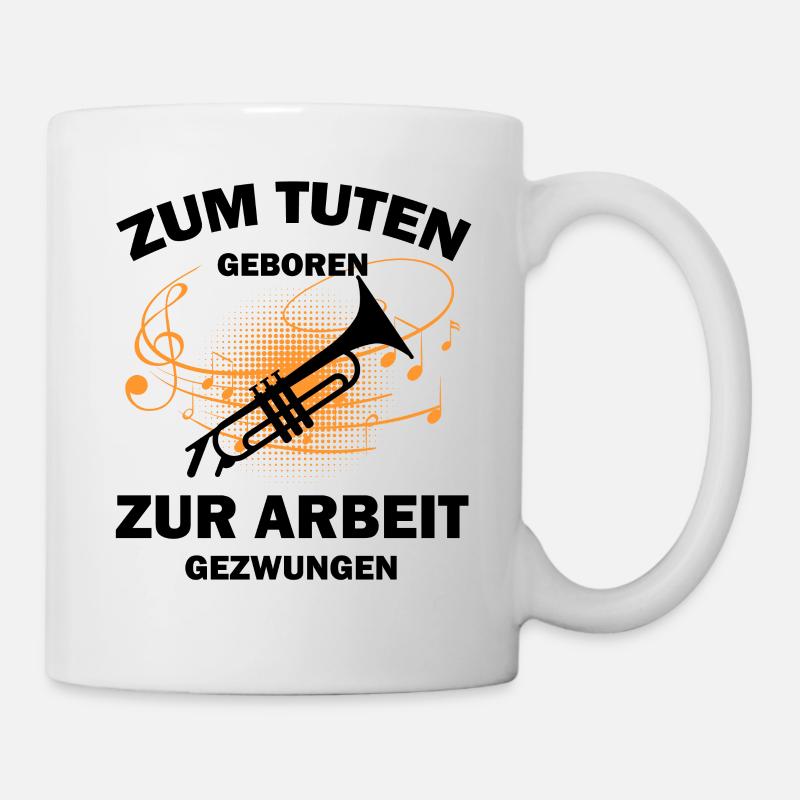 Trompete Trompeter - Tasse - Weiß