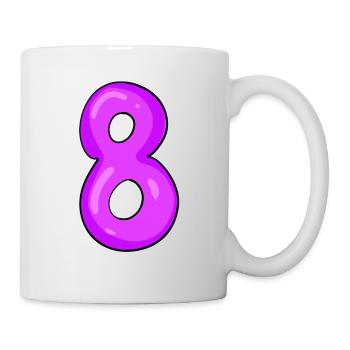 8 - Tasse - Weiß - Rechts