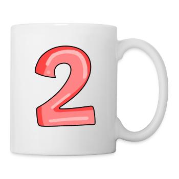 2 - Tasse - Weiß - Rechts