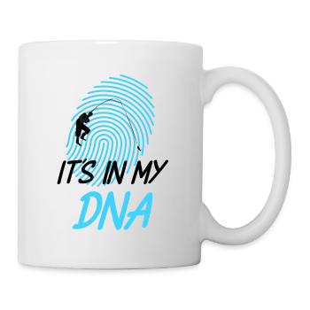 Pêche pêche pêche hommes hommes père - Mug blanc - blanc - Droite