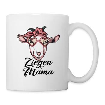 Ziege - Tasse - Weiß - Rechts