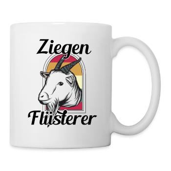 Ziege - Tasse - Weiß - Rechts