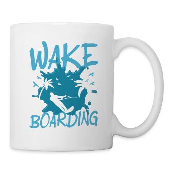 Wake Board Water Sports Wakeboarding - Mug - white - Right