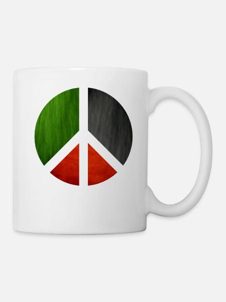 Palestine Peace Fun Cadeau - Mug blanc - blanc