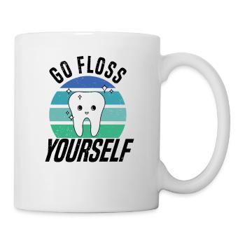 Dentist Dental Technician Retro Dental Assistant Tooth - Mug - white - Right