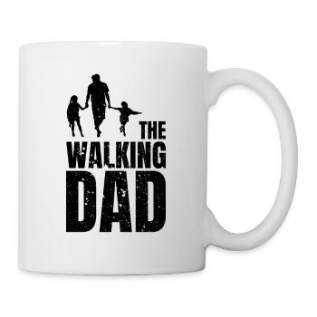 Le père qui marche Meilleur père dans le titre mondial Humour - Mug blanc - blanc - Droite