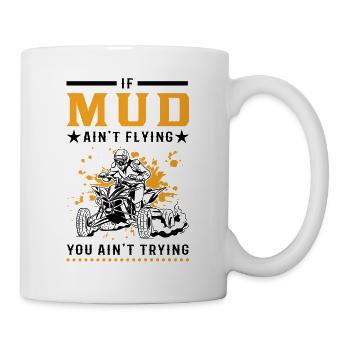 Quad Bike Mud Atv 4x4 Rider Biker - Mug - white - Right