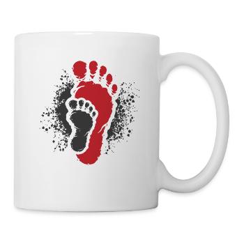Familienoutfit Schwangerschaft Verkünden Familie - Tasse - Weiß - Rechts