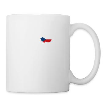 Czech Republic Heartbeat Flag Vintage Czech Republic - Mug - white - Right
