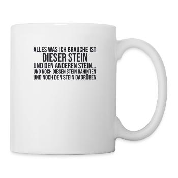 "Geologie Stein | Geology" - Tasse - Weiß - Rechts