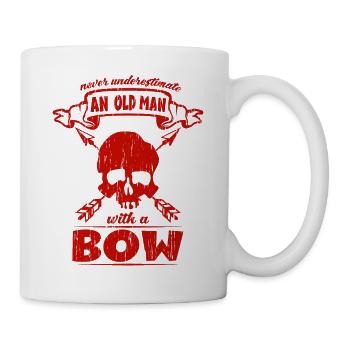 Archery Archery Old Man Archer - Mug - white - Right