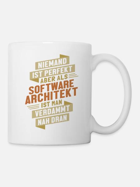 Software Architekt fast Perfekt Software Architekt - Tasse - Weiß