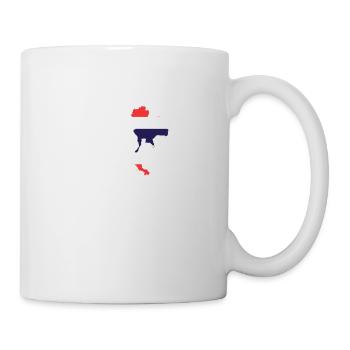 Thaïlande Heartbeat Flag Vintage Thaïlande - Mug blanc - blanc - Droite