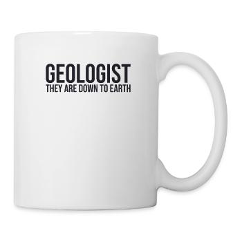 « Géologue Earth | Geology » - Mug blanc - blanc - Droite