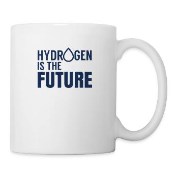 Hydrogen is the future Symbol H Hydrogen - Mug - white - Right