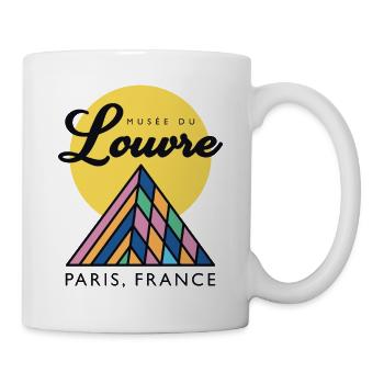 Musee du Louvre - Paris, France - Mug - white - Right
