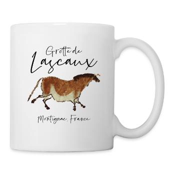 Grotte de Lascaux - Montignac, France - Mug blanc - blanc - Droite