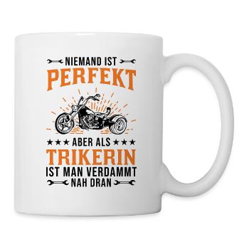 Trike Triker Biker Dreirad Trikefahrer - Tasse - Weiß - Rechts
